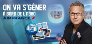 Enregistrement d'on va se gêner en direct d'un A380