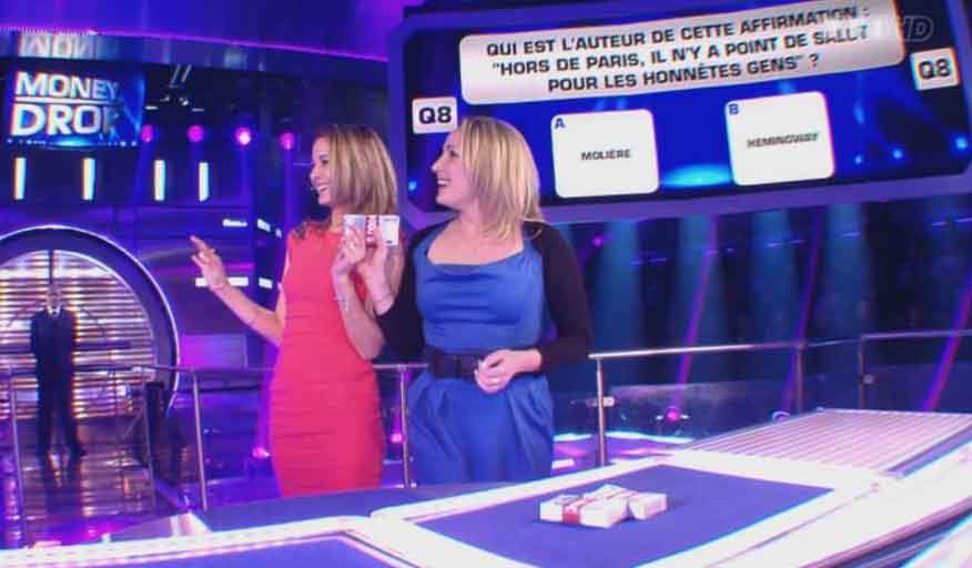 Charline et  Marlène candidates de Money Drop