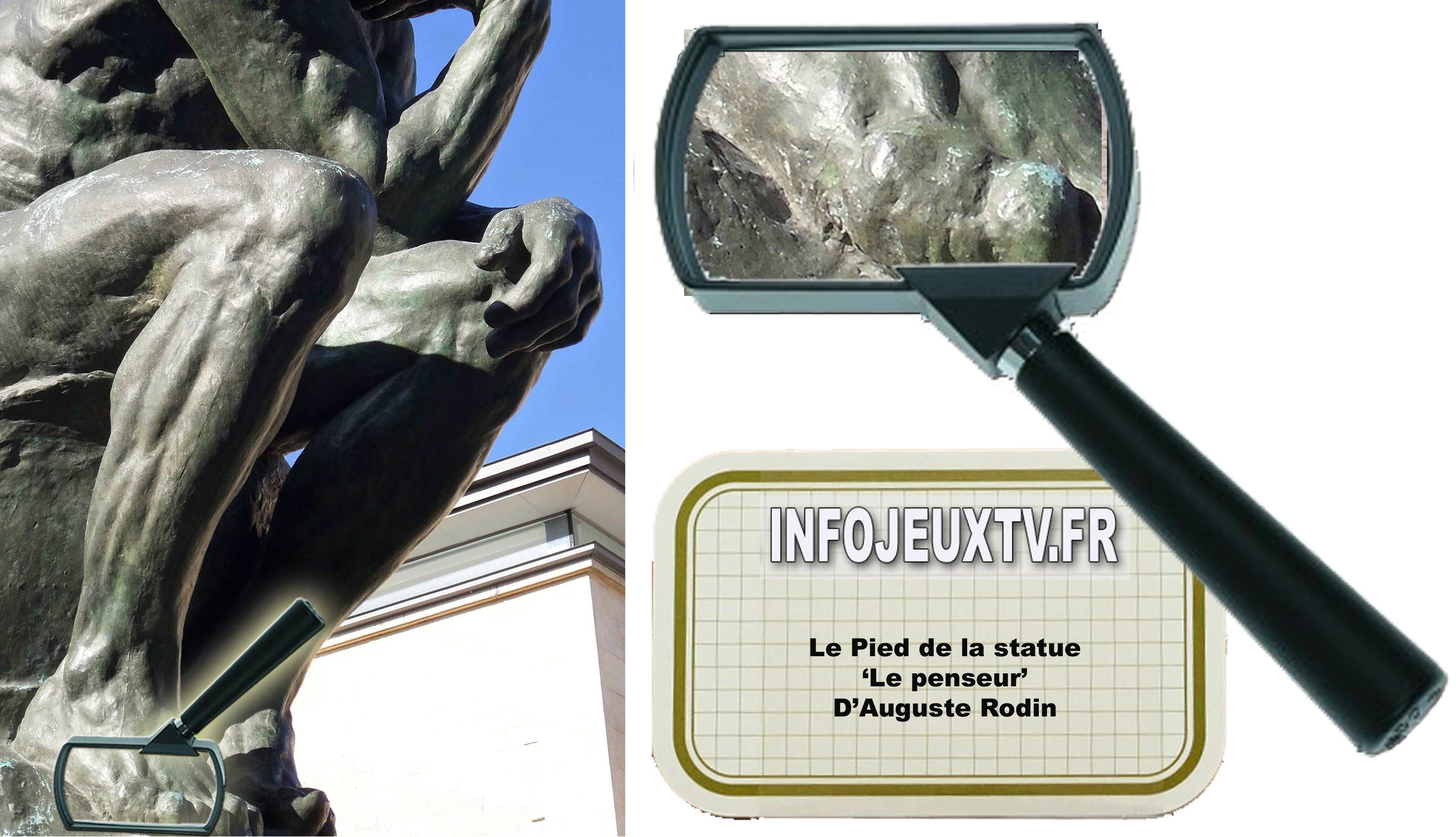 Image Mystère 'Face à la Bande' Le penseur de Rodin