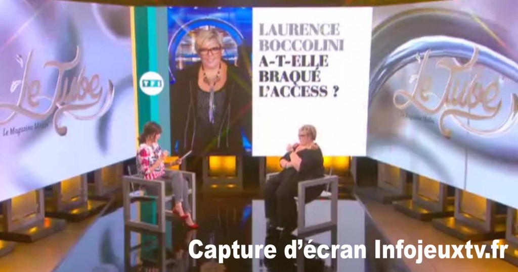 Laurence Boccolini dans 'Le Tube'