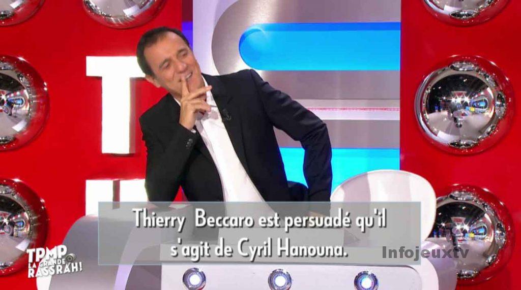 Thierry beccaro piègé par hanouna