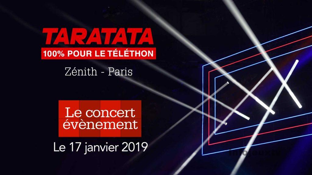 Concert événement Taratata 100% téléthon